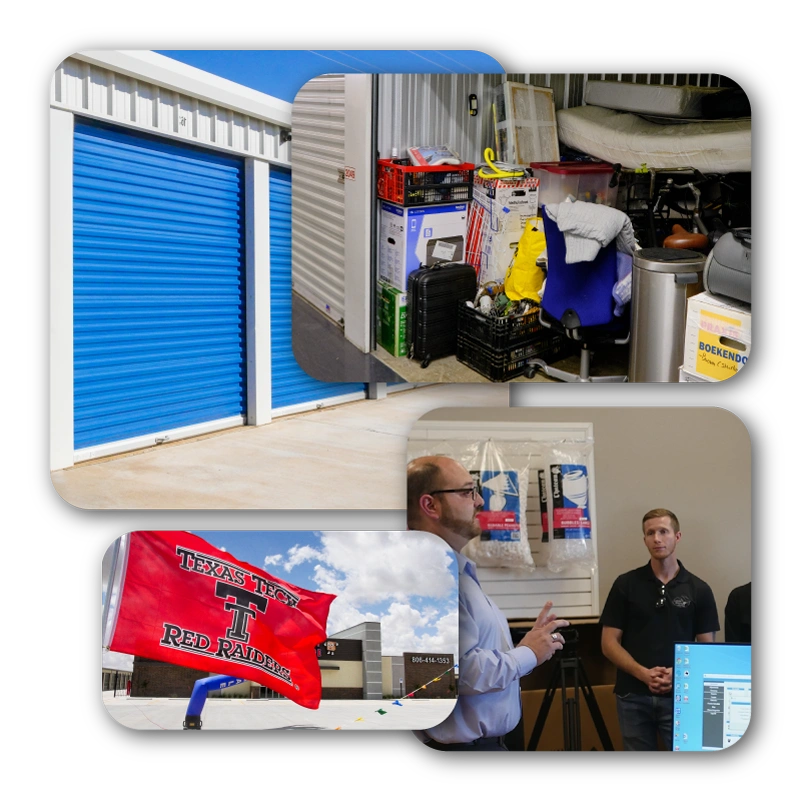 Storage unit auctions in Lubbock, TX.