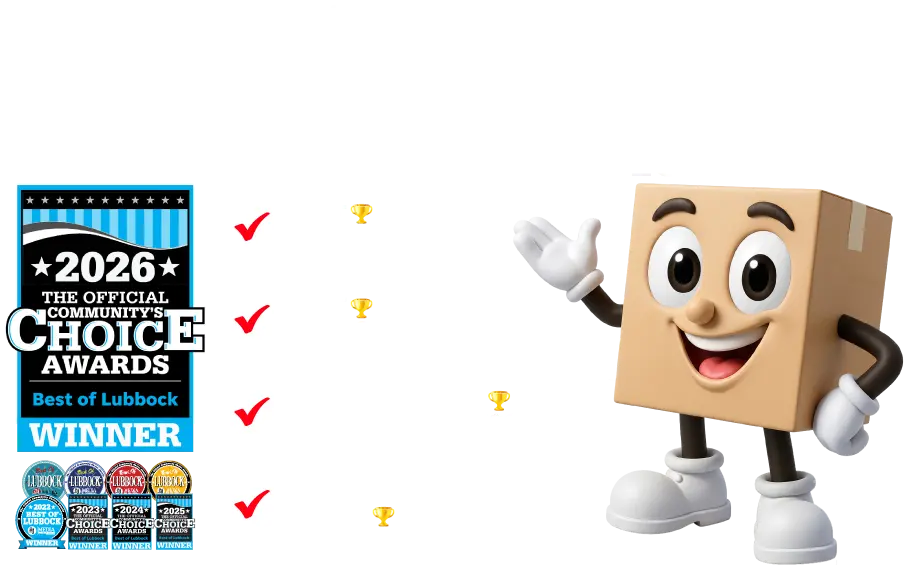 Voted best self-storage in Lubbock 2026
